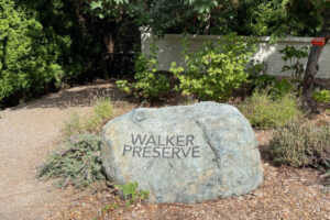 Entrance to Walker Preserve