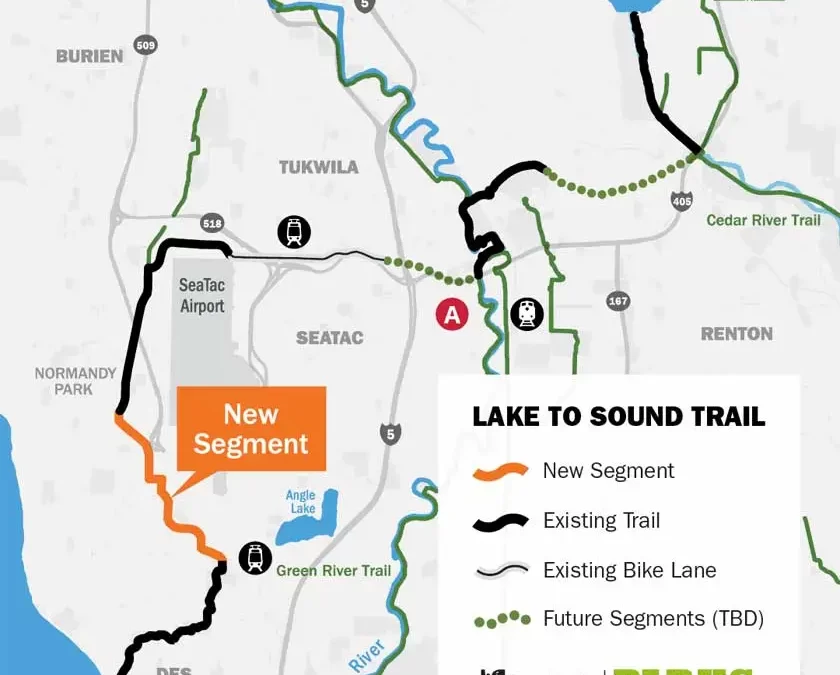Construction on new Segment C of Lake to Sound Trail has begun