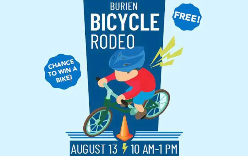Bike Rodeo on Saturday, August 13