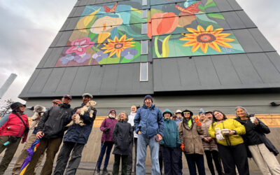 Bloomside Mural Bloomed Rain or Shine