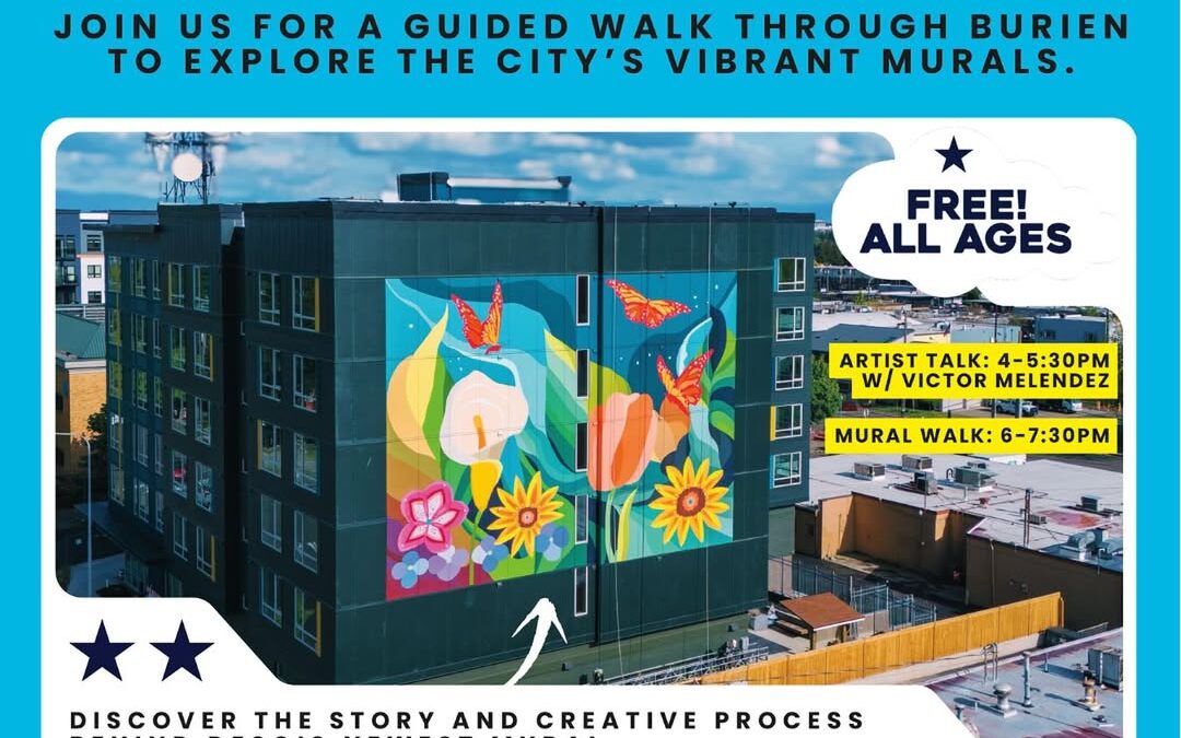 Mural Walk in Burien, Friday Aug. 22